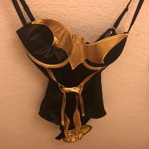 Bat girl body suit